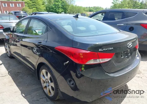 2013 Hyundai Elantra Limited из США, поврежденный, VIN 5NPDH4AE0DH185221